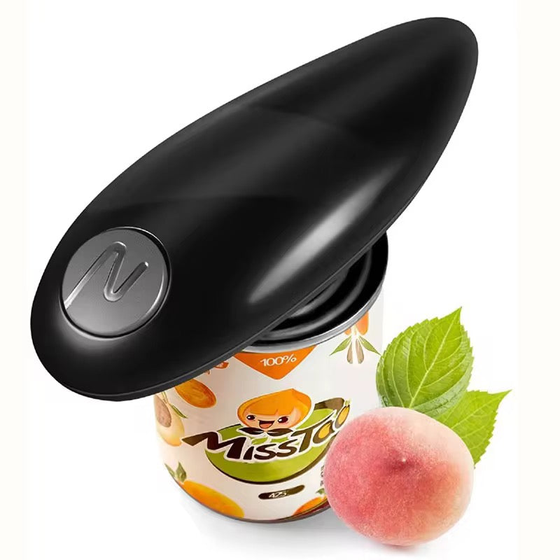 Look Auto Electric Can Opener : Open Your Cans with A Simple Press of Button - Automatic, Hands Free, Smooth Edge, Food-Safe, Battery Operated, YES You CAN)